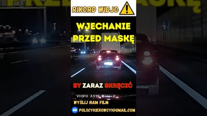 Co za skurczybyk #shorts #rikordwidjo #polscykierowcy #polska #policja #wjazd #crash #motoryzacja