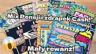 Zdrapki Lotto #915 Rodzinka Pensji i Mix zdrapek CASH  Ile wpadło tego cashu? 