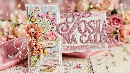 Tak różowo, brokatowo i diamentowo to jeszcze nie było! | Kartka z prezentów urodzinowych