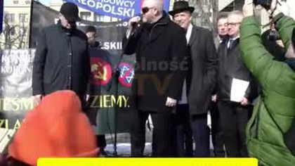 BRAUN WYPROWADZIŁ LUDZI OBRONIE NA ULICĘ W OBRONIE WOLNOŚCI!