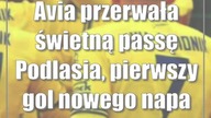 Avia przerwała świetną passę Podlasia, pierwszy gol nowego napastnika