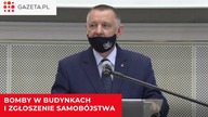 Marian Banaś o alarmach bombowych i wizycie policji w domu syna.