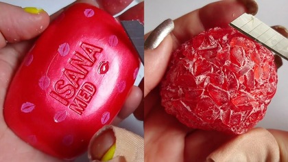 Soap Carving ASMR Relaxing Sounds no talking Satisfying ASMR Video #soapcarving #carvingsoap #sabulu