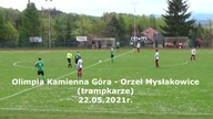Olimpia Kamienna Góra  Orzeł Mysłakowice (trampkarze)  z dnia 22. 05. 2021r.