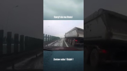 Zero mózgu na drodze.  Szeryf drogowy reaguje!  #wymuszeniepierwszeństwa #polscykierowcy