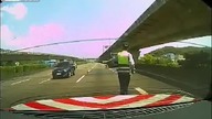 Bliskie spotkanie z ciężarówką