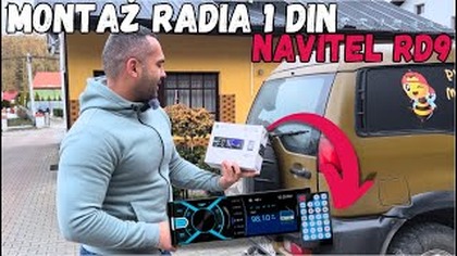 NISSAN TERRANO 2: Montaż radia samochodowego 1 din NAVITEL RD9 #radio #1din #samochód