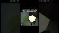 Krab robot oświetlający drogę do toalety #shorts