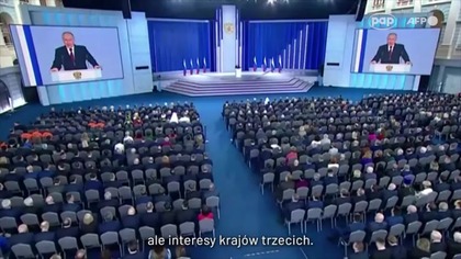 Putin oskarża