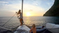 We set off from the Caribbean to South America!  