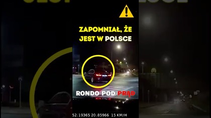 Kierowca BMW zapomniał, że wrócił do Polski #shorts #polska #policja #bmw