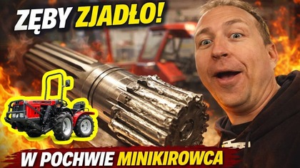 POCHWA ZĘBY ZJADŁA!!! AWARIA NAPĘDU MINI KIROWCA AGROMEHANIKA AGT830