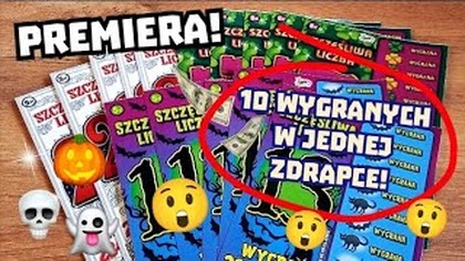 Zdrapki Lotto  NOWOŚĆ!  15 zdrapek Szczęśliwa Liczba!  Trafiła się zdrapka pełna wygranych! 