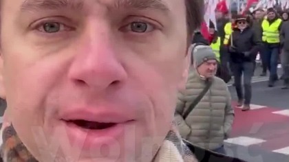 BOSAK NA GORĄCO Z PROTESTU ROLNIKÓW!