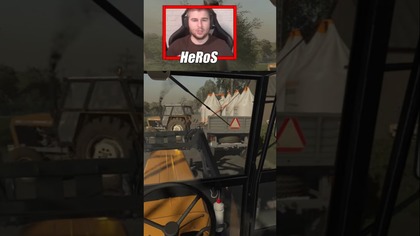 JANINE ZNIESŁO DO ROWU  #farming