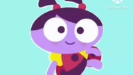 Ladybird Lu in a One-Piece Swimsuit and Swimming in a Water on a Pool