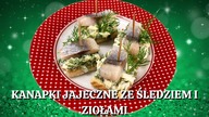 Pomysłowe Przekąski na Sylwestra! Kanapki jajeczne ze śledziem i ziołami.