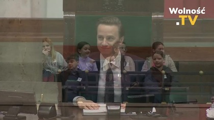  DEBIUT KRZYSZTOFA BOSAKA jako wicemarszałka Sejmu RP!