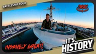 Whats inside a Battleship with active Military crew onboard? ORP Blyskawica in 360° - ITS HISTORY