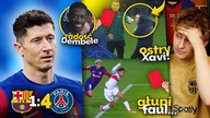 FC Barcelona ODPADA z LM! Wściekły Xavi WYRZUCONY z boiska! BEZMYŚLNE FAULE Cancelo i Araujo...