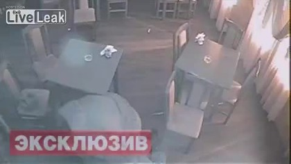 Pijany Rosyjski policjant