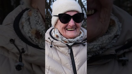 TA 97-LATKA TO PRAWDZIWA OPTYMISTKA! TRZEBA ŻYĆ I NICZYM SIĘ NIE PRZEJMOWAĆ