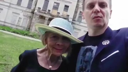 Łęski Palace in Baltoji Vokė near Vilnius.  Pałac Łęskich w Białej Wace pod Wilnem