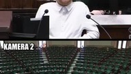 Łukasz Krasoń przemawiał w Sejmie do niemal pustej sali.  To się samo komentuje mp4 686x432