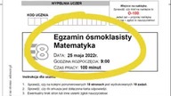 Przeciek egzaminu 8klasisty 2022, przegląd zadań