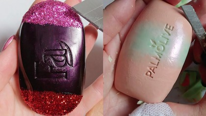 Soap Carving ASMR Relaxing Sounds no talking Satisfying ASMR Video