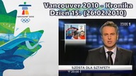 Vancouver 2010 - kronika - dzień 15.  (26. 02. 2010)
