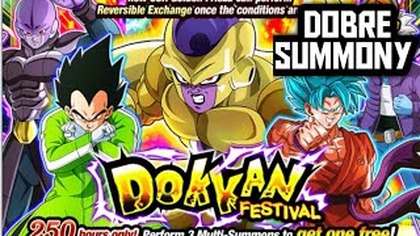 GOLDEN FRIEZA + GOGETA SUMMON PO POLSKU DBZ DOKKAN BATTLE PL