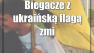 Biegacze z ukraińską flagą zmierzają na szczyt NATO.  Niosą ważny przekaz