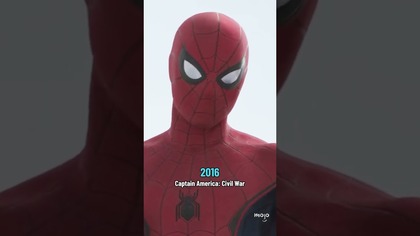 Tom Holland as Spider Man: Then vs Now