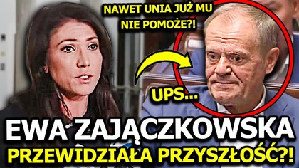 TE SŁOWA EWY ZAJĄCZKOWSKIEJ O TUSKU BYŁY PRZEPOWIEDNIĄ? NAWET PO WIELU MIESIĄCACH WCIĄŻ SĄ AKTUALNE!