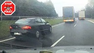 Szeryf w Skodzie daje nauczkę kierowcy ciężarówki.  STOP PIRAT