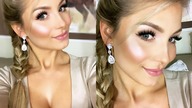 Świeży rozświetlający makijaż WALENTYNKOWY - Makeup Tutorial
