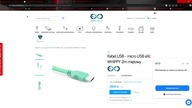 Umboxsing Nowego micro USB EXC Whippy 2m Kolor Nietypowy