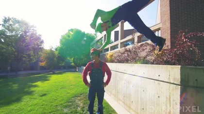 Parkour w wykonaniu braci Mario 2
