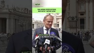 Tusk zaprosił papieża do Polski.  Chwilę na tę wizytę poczekamy #shorts