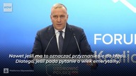 Schetyna przeprasza za wiek emerytalny