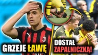 Krzysztof Piątek NIE ZAGRA! Dostał ZAPALNICZKĄ! Dramatyczny mecz Borussia - Schalke