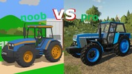 A Colorful Tractor to the rescue of a Frustrated Courier | Blue Tractor VS Ls19 - Traktory