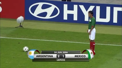MŚ Niemcy 2006 - Argentyna-Meksyk 2:1 (24. 06. 2006)