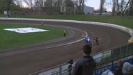 Upadek Krzysztof Lewandowskiego podczas meczu w Opolu - 26. 04. 2022r.