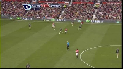 Premier League sezon 2009/2010 Man Utd 2-1 Liverpool FC Ji Sung Park