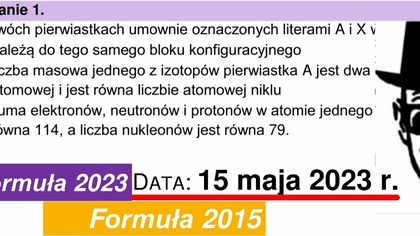 ZADANIE 1 CKE 2023(2015) MAJ CHEMIA 2013 MAJ KLUCZ ODPOWIEDZI.  #umed #chemia #matura #cke #viral