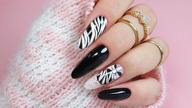 Animal print christmas nails / AlleLac