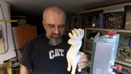 #3D reindeer /renifer 3D/modyfikacja Piły taśmowej Parkside