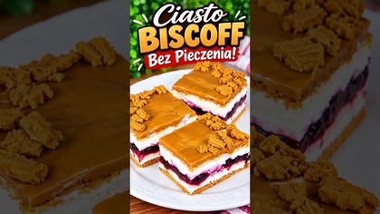  Ciasto BISCOFF bez pieczenia! Ten smak uzależnia  #biscoff #ciastobezpieczenia #ciasto #shorts